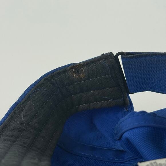 Nike Dri-Fit Baseball Hat Men's M / L Club Cap Blue Adjustable Black Swoosh - Picture 8 of 8